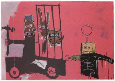 Jean Michel-Basquiat Molasses, 1983 – @shadowstookshape on Tumblr